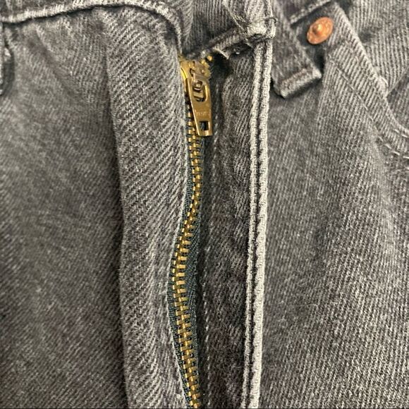 LEVI STRAUSS‎ Vintage 550 women’s Black ( faded) Jeans Size 13 Juniors - Picture 6 of 10